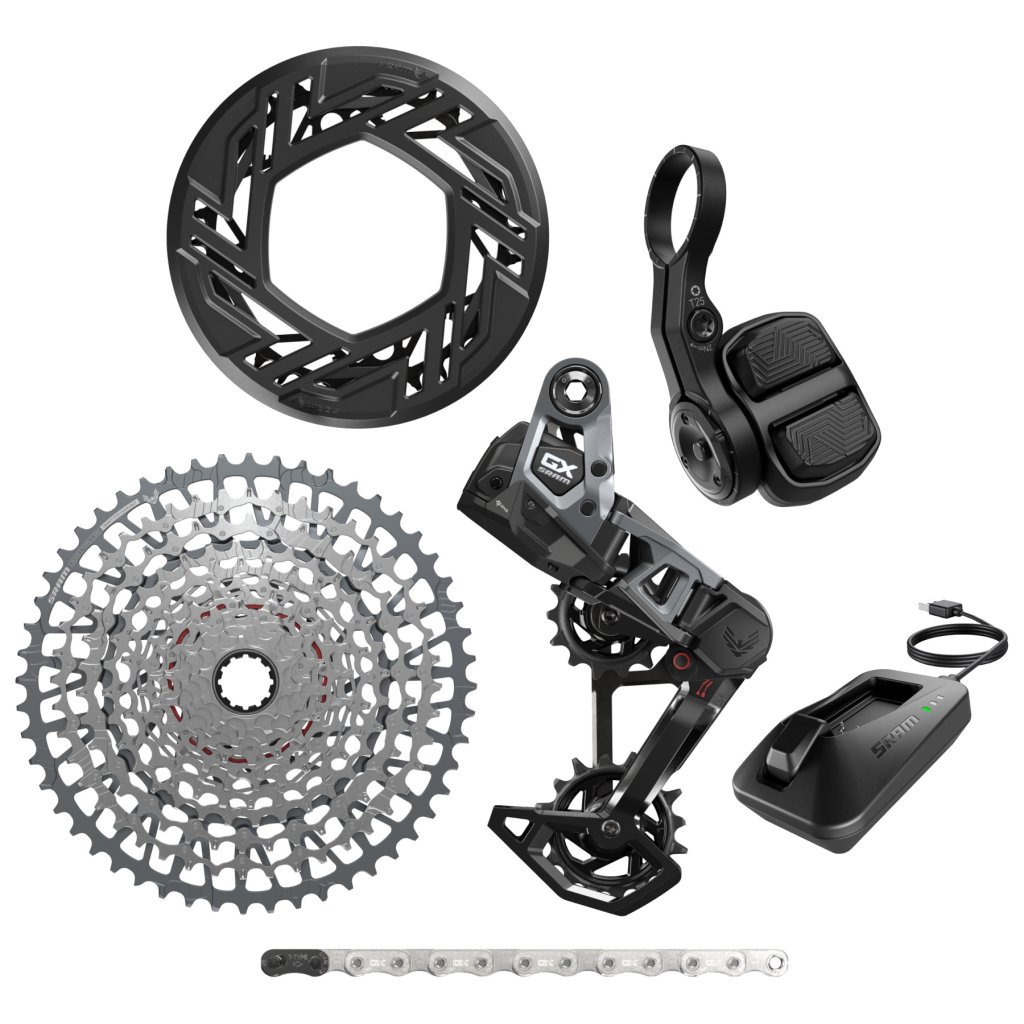 Sram GX Eagle eMTB Transmission AXS (T-Type), sada komponentov - 104 BCD