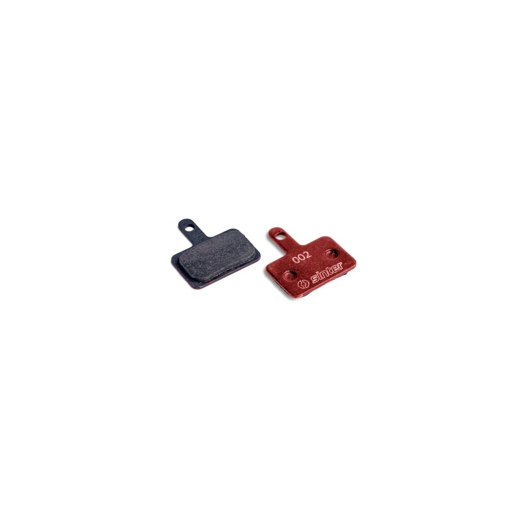 Sinter Shimano B Type, brzdové platničky - Red