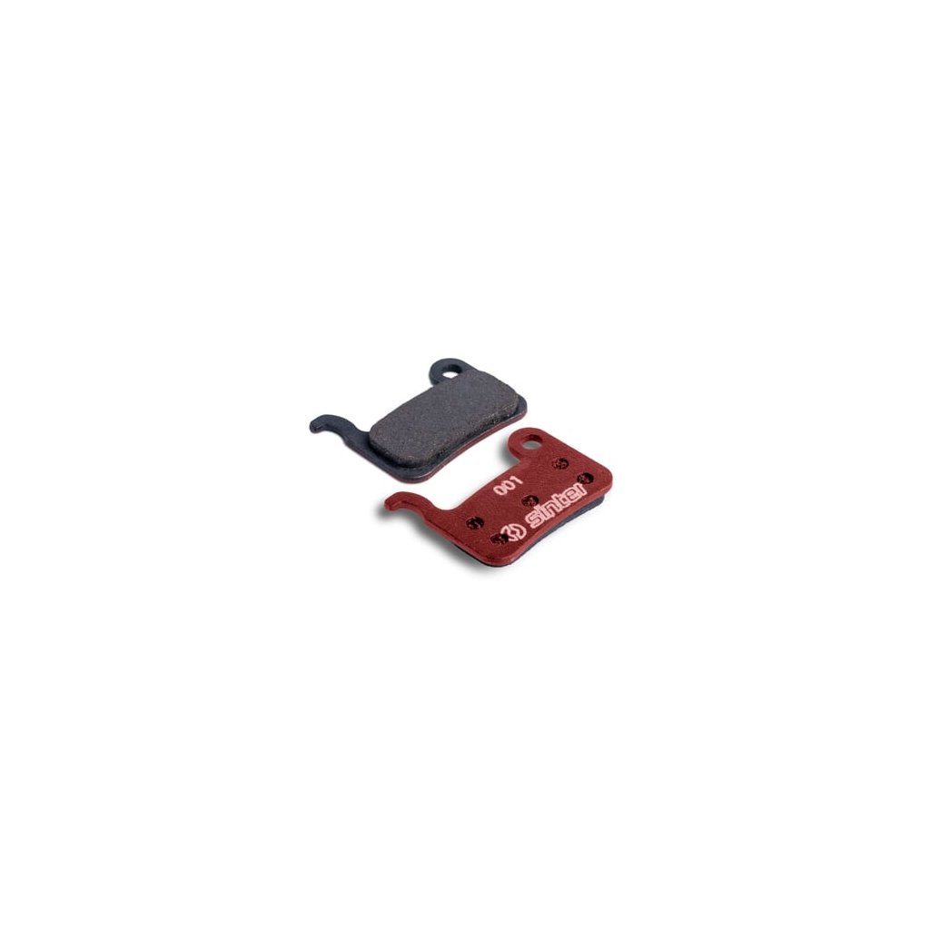 Sinter Shimano A Type, brzdové platničky - Red