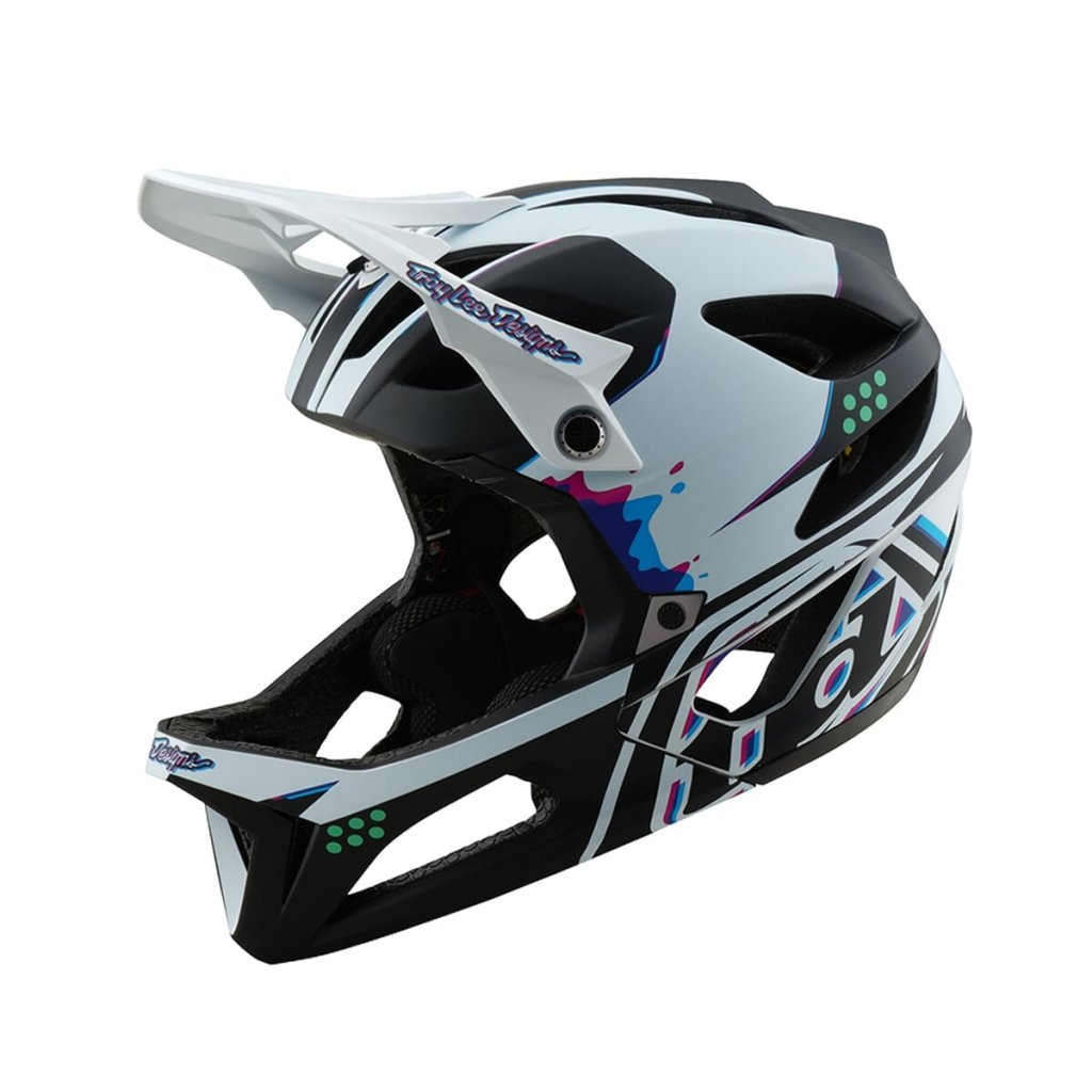 TLD Stage, enduro prilba - Trooper White