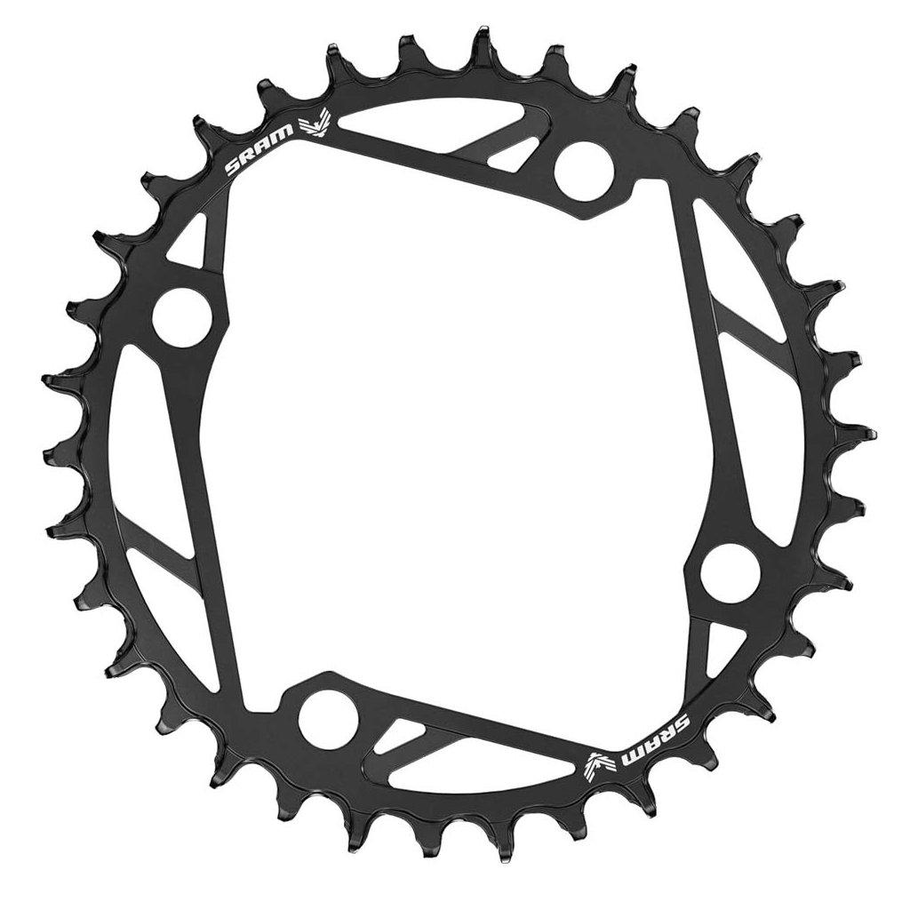 Sram T-Type, prevodník - 34 zubov - oceľ 104 BCD - čierny