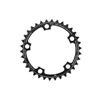 Chain Ring Road Red22 X-Glide R 34T Yaw S2 110 mm Al čierny (50-34) SRAM