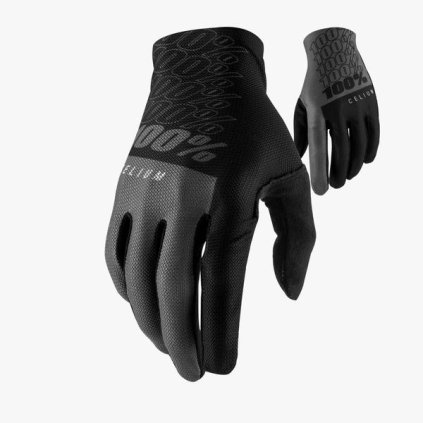 100% Celium, rukavice - Black Grey