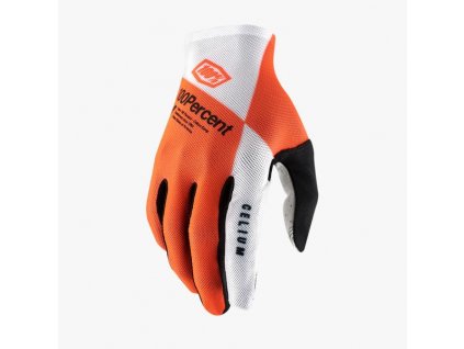 Rukavice 100% Celium Gloves Fluo Orange