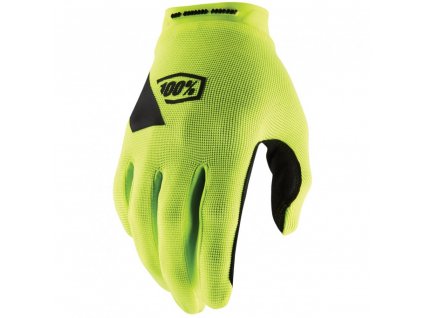 Rukavice 100% Ridecamp Gloves Fluo Yellow