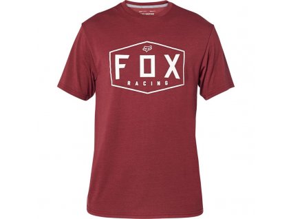 Technické tričko Fox Crest Ss Tech Tee Cranberry
