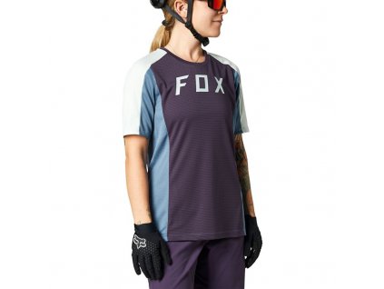 Dámsky dres Fox Women Defend SS Jersey Dark Purple
