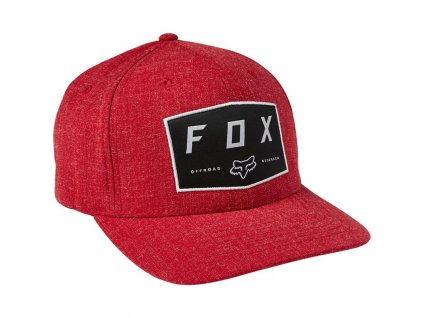 Šiltovka Fox Badge Flexfit Hat Red