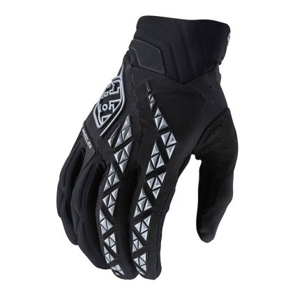 Rukavice Troy Lee Designs SE Pro Solid Black - Veľkosť: 2X (Veľkosť 2XL)