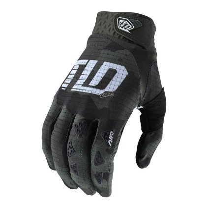 Rukavice Troy Lee Designs AIR Camo Green/Black (Veľkosť XL)