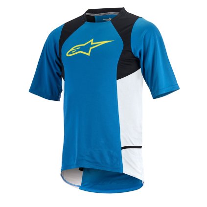 Alpinestars Drop 2 S/S, dres - Bright Blue Acid Yellow (Veľkosť M)