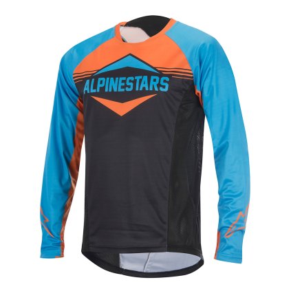 Dres Alpinestars Mesa L/S Bright Blue Bright Orange (Veľkosť L)