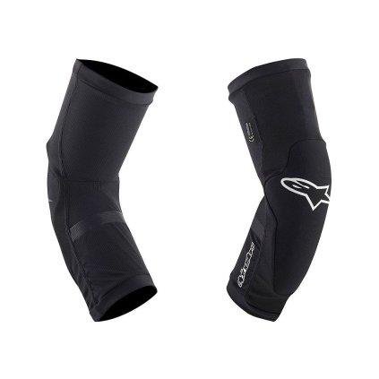 Alpinestars Paragon Plus Youth, detské chrániče kolien - Black (Veľkosť YS/YM)