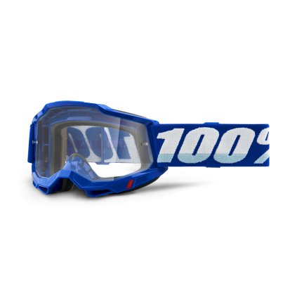 100% Accuri 2 Blue, mtb okuliare - Clear Lens