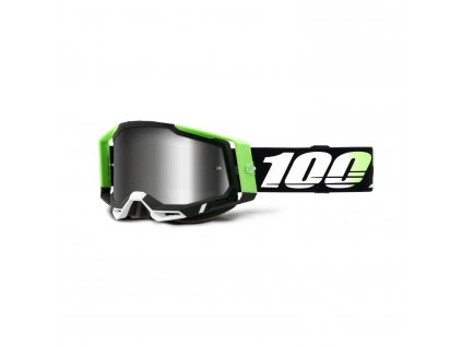 MX okuliare 100% RACECRAFT 2 Goggle Kalkutairror Silver Lens