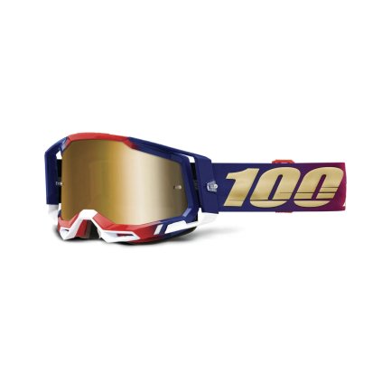 100% Racecraft 2, MX okuliare - United - True Gold Lens