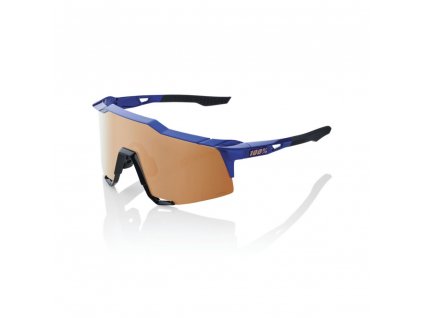 Slnečné okuliare 100% SPEEDCRAFT - Gloss Cobalt Blue - HiPER Copper Mirror Lens