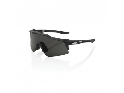 100% SPEEDCRAFT XS Soft Tact Black - Smoke Lens