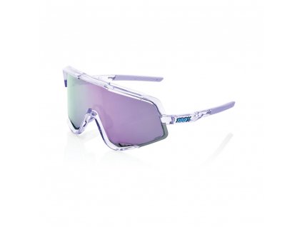 Slnečné okuliare 100% GLENDALE - Polished Translucent Lavender - HiPER Lavender Mirror Lens