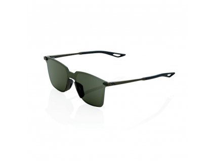 Slnečné okuliare 100% LEGERE SQUARE Soft Tact Army Green - Grey Green Lens