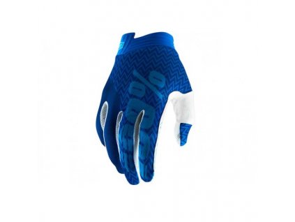 Detské rukavice 100% iTrack Youth Gloves Blue/Navy Youth