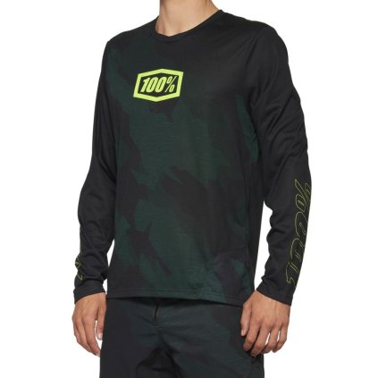 100% AIRMATIC LE, LS dres - Black Camo