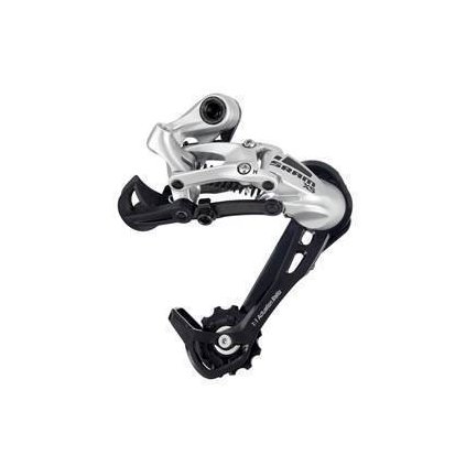 Sram X5, prehadzovačka - 9 rýchl. - dlhé ramienko - strieborná