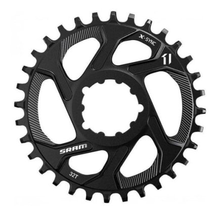 Sram X-SYNC Steel, prevodník 11 rýchl. - 32 zubov - DM 3 mm offset - oceľ čierny