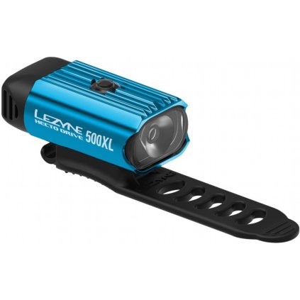Lezyne Hecto Drive 500XL, predné svetlo na bicykel - Blue/Hi Gloss
