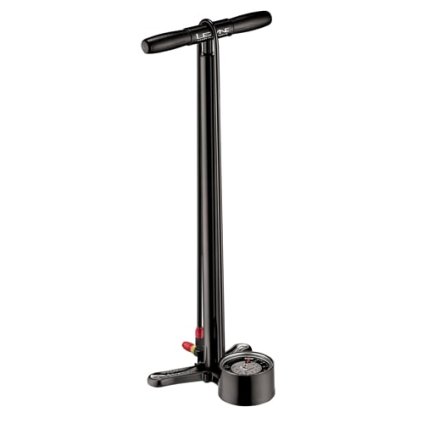 Lezyne Alloy Floor Drive 3.5, dielenská pumpa - Black/Hi Gloss