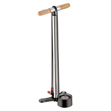 Lezyne Alloy Floor Drive 3.5 Silver/Hi Gloss