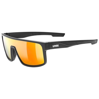 UVEX LGL 51, okuliare - Black Mat/Mir.Red
