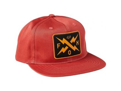 Šiltovka Fox Calibrated SB Hat Dark Red Clear
