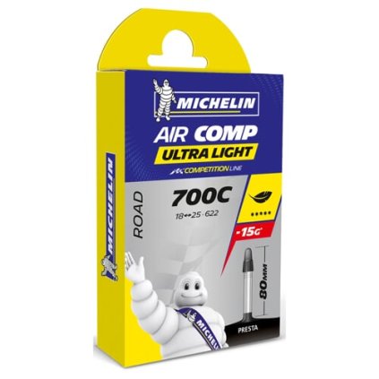 Michelin Air Comp Ultralight Gal-Fv 80Mm 700X18/25, duša