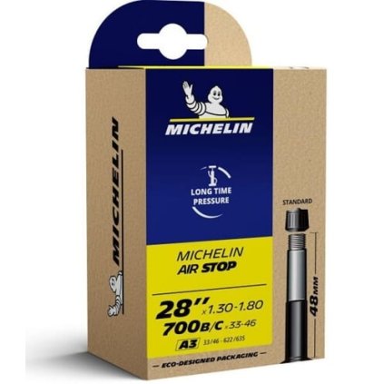 Michelin Air Stop Auto-Sv 48mm, duša - 700X33/46