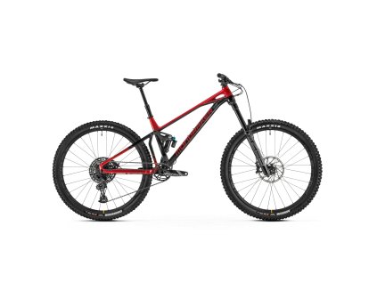 Super enduro bicykel Mondraker SUPERFOXY SPE Black/Cherry Red 2022