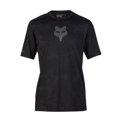 Cyklistický dres Fox Ranger Tru Dri Ss Jersey Black