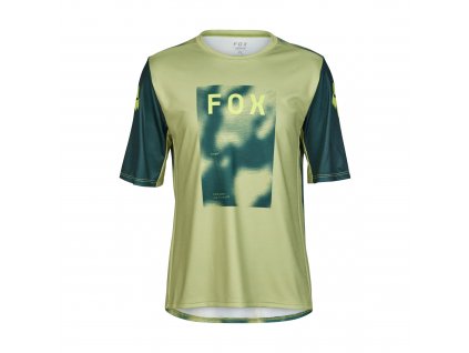 Detský cyklistický dres Fox Yth Ranger Ss Jersey Taunt Pale Green