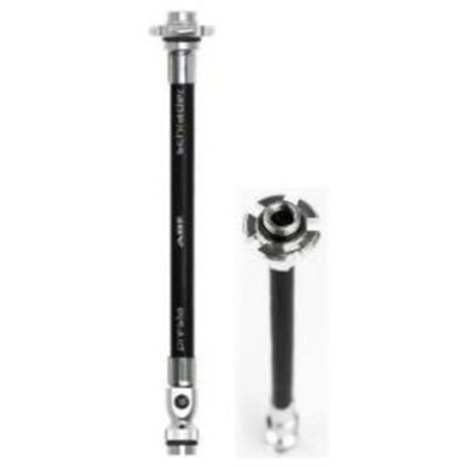 Lezyne Pump Hose Abs Flex Hose With Valve Core Tool Black / Silver