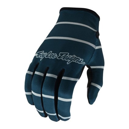 Rukavice na bicykel Troy Lee Designs Flowline Glove Stripe Blue Gray