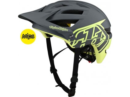 Tarilová prilba na bicykel Troy Lee Designs A1 MIPS Helmet Classic Gray/Green