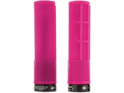 Mtb gripy DMR Brendog FL Death Grip Lock-On Thick Pink