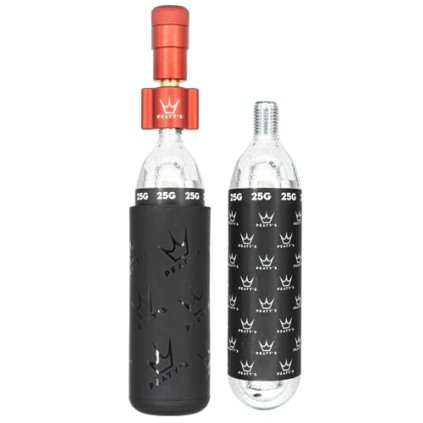 127273 peaty s holeshot co2 pumpa bombicky 2 ks mtb 25g red ppr hti mtb red 12 mnoz uni