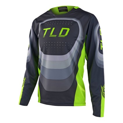 TLD Sprint, detský dres - Reverb Charcoal (Veľkosť XS)