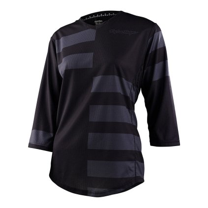 TLD B23D1 MISCHIEF JERSEY SPLITSTRIPE BLK 01