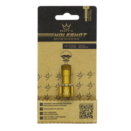 Peaty's Holeshot Co2, hlavica pumpy - Bourbon