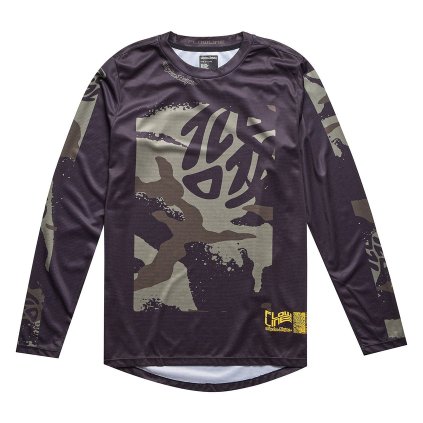TLD B24D1 YOUTH FLOWLINE LS JERSEY CONFINED BLK 01