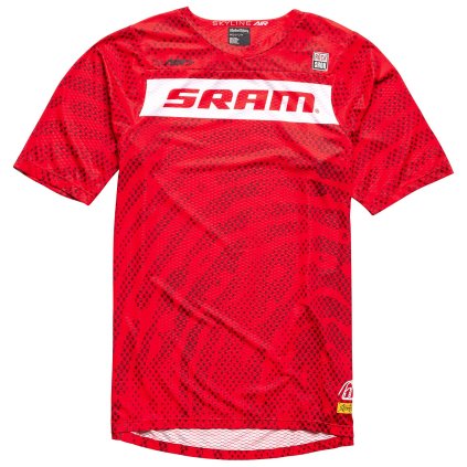 TLD B24D1 SKYLINEAIR SS JERSEY SRAM ROOTS FIERYRED 01