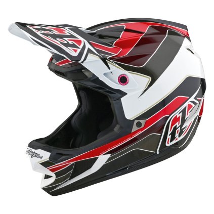 TLD Prilba D4 Polyacralite Mips Block Charcoal/Red (Veľkosť XL)