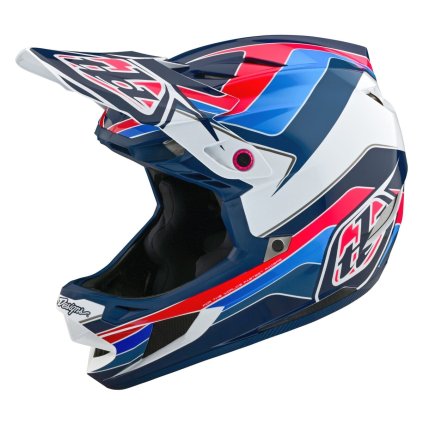 TLD Prilba D4 Polyacralite Mips Block Blue/White (Veľkosť XL)